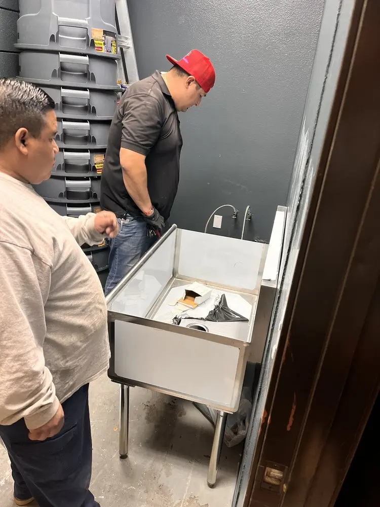 Commercial plumbing and sink installation in Painesville